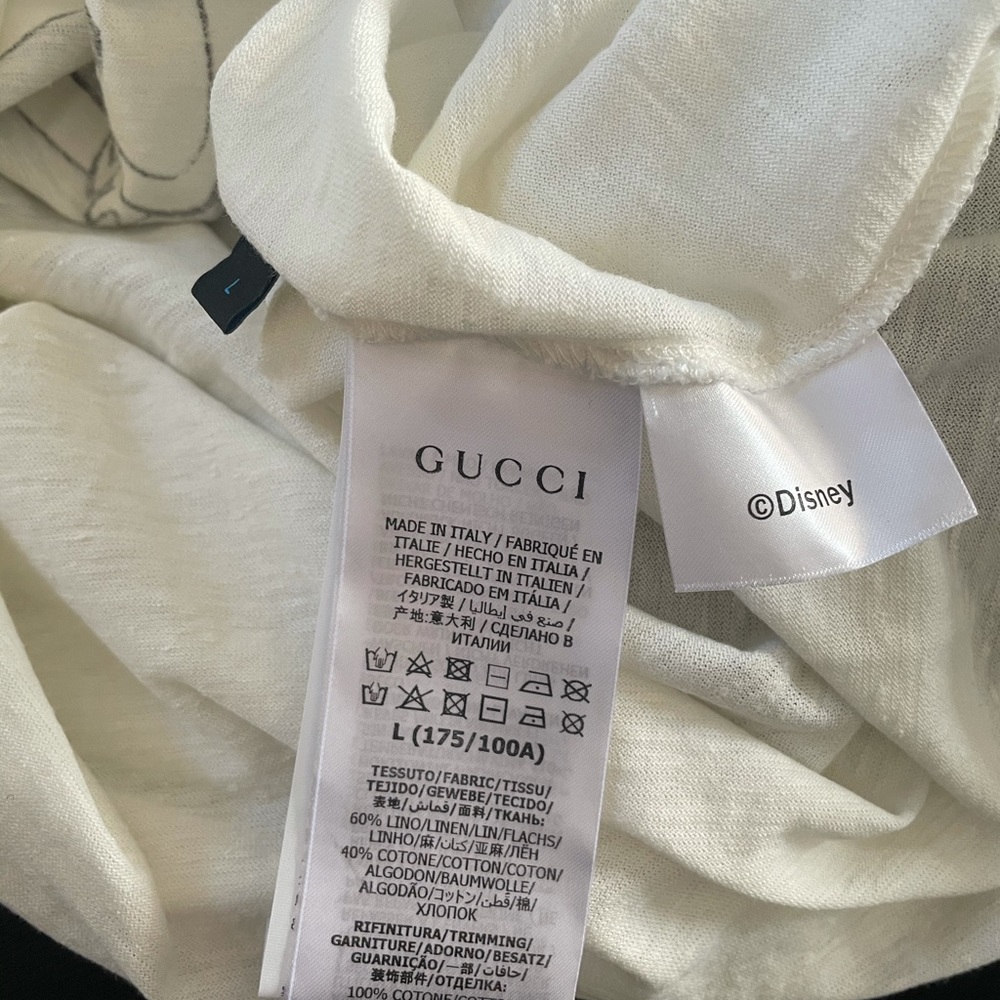Gucci Off-white Disney Edition Flash Donald Duck T-shirt Sz L - Picture 8 of 9